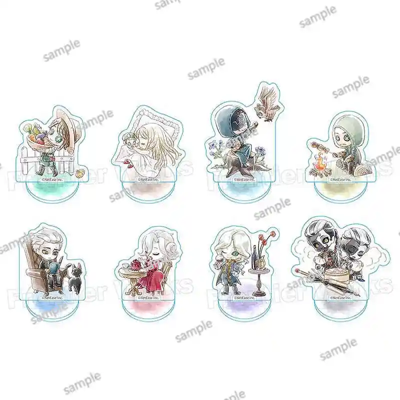 

Game Identity V Acrylic Stand Doll Anime Alva Lorenz Naib Subedar Mini Figure Model Plate Cosplay Toy for Gift