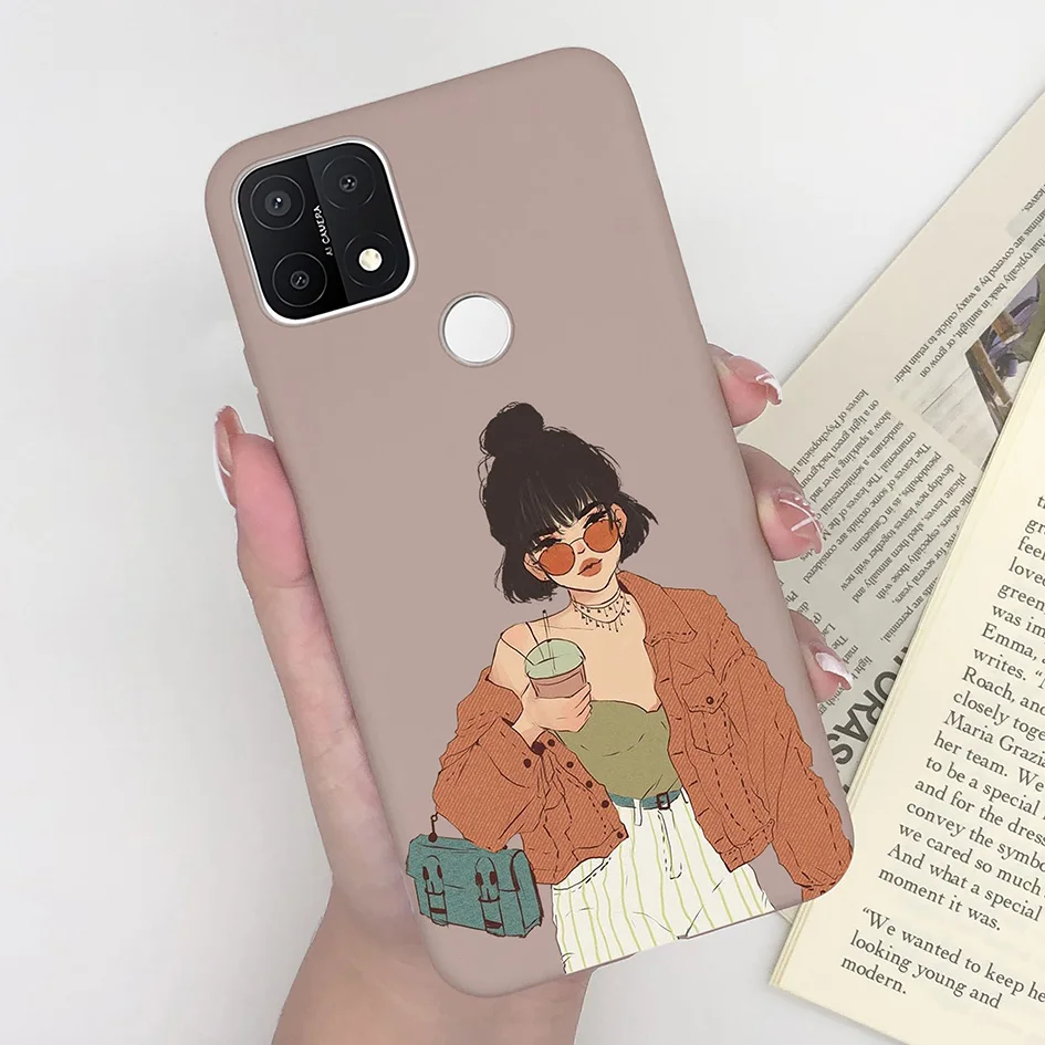 Для OPPO A15 A15S A35 A 15 S A 35 чехол для телефона силиконовый мягкий ТПУ  чехол бампер задняя крышка Бабочка девушка для OPPOA15 Coques CPH2185 |  AliExpress
