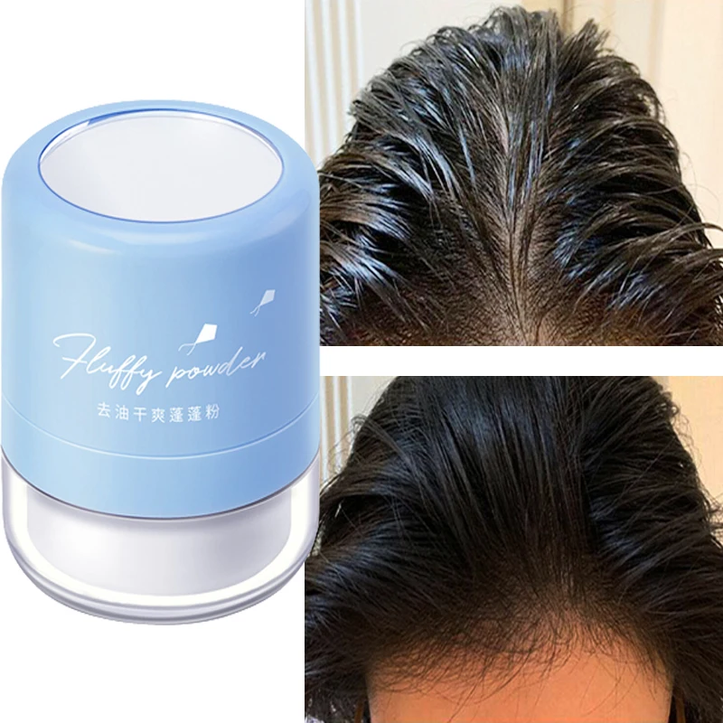 

Natural Fluffy Hair Powder Absorb Grease Fast Cleaning Mattifying Increase Hairs Volume Finalize Care Styling Products Women Men