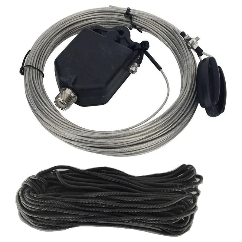 JYR4010-150W End Fed Antenna 150W Shortwave Radio Antenna 4 Band 10m 15m 20m 40m Long Wire 1:64 Balun