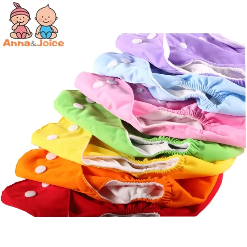 

10pc Baby Diapers Washable Reusable Nappies Adjustable Cloth Winter Summer Cotton Training Pant