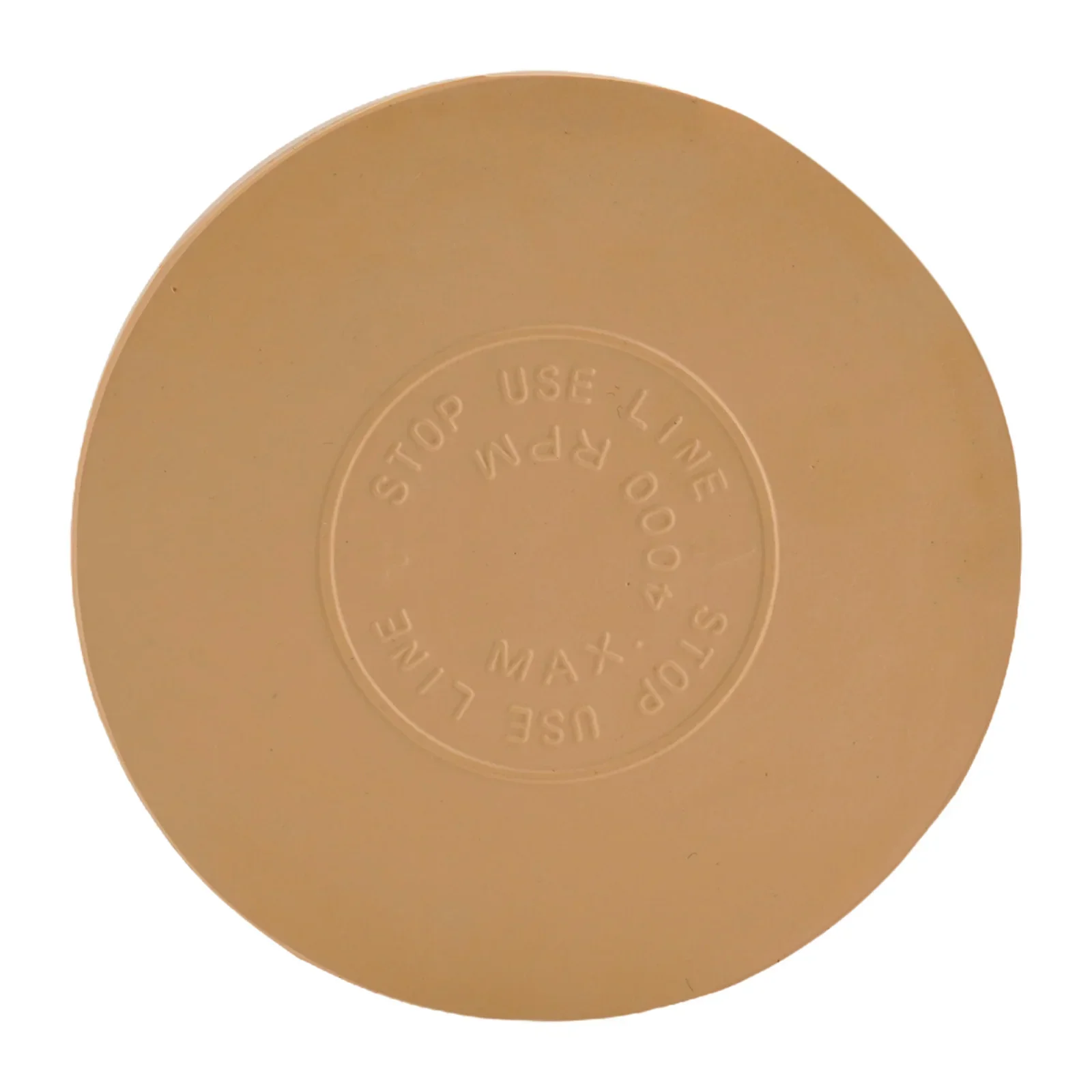 Secure And Easy To Use 88mm Rubber Eraser Caramel Wheel With Drill Arbor Attachment Smooth Stripe Removal Process
