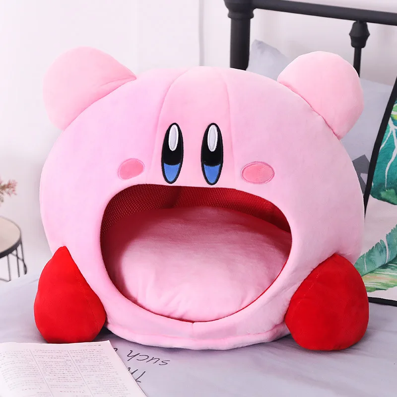

Подушка для сна Kirby плюшевые куклы аниме кавайные милые игры мягкие игрушки для домашних животных кошки гнездо мягкие игрушки животные украшение для кровати детский подарок