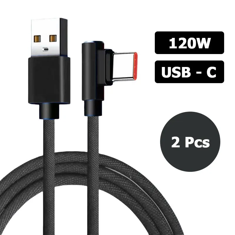 ตัวเลือกสินค้า สายชาร์จ USB-C เร็ว PD 90W สำหรับ iPhone Xiaomi Huawei