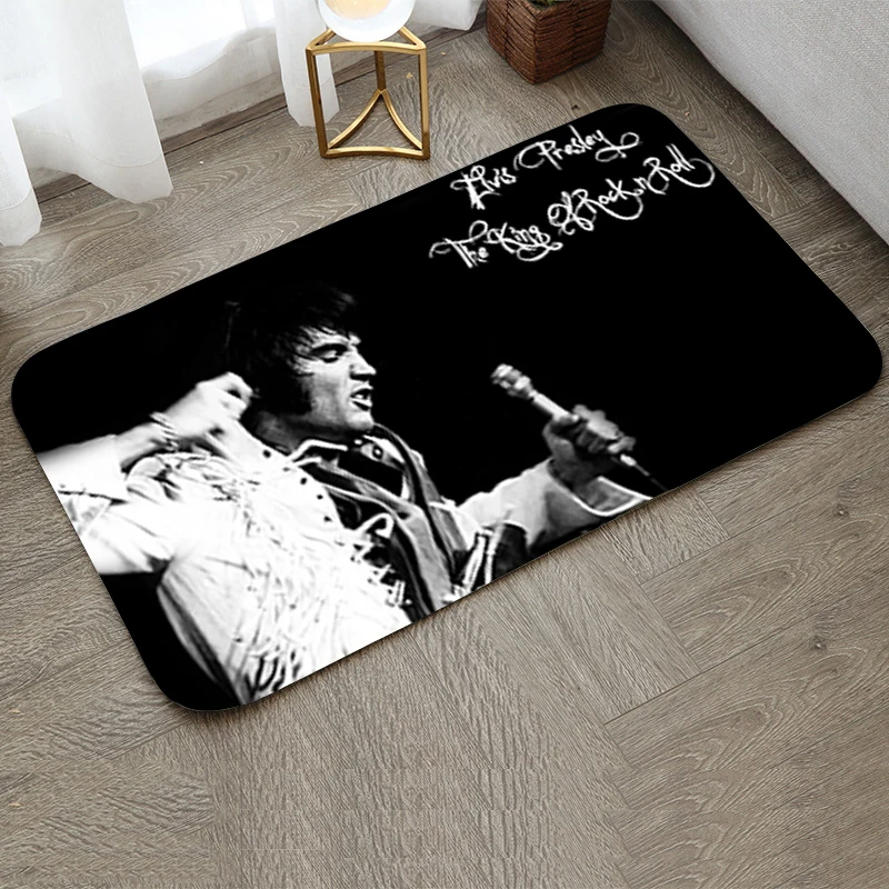 

Elvis Home Entrance Mats Balcony Floor Mat Door Bath Bathroom Hallway Welcome Kitchen Carpet House Room Rugs Foot Non-slip Rug
