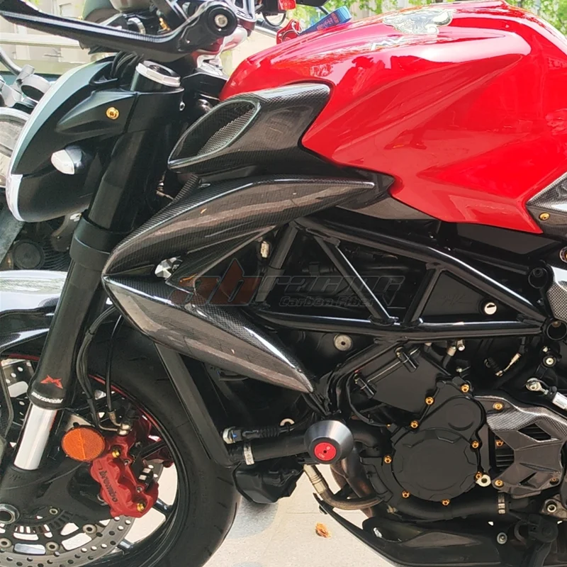Prises D'air Et Conduits D'air En Carbone Pour MV Agusta Brutale Dragster 800RR - Neufs Maxicarbon