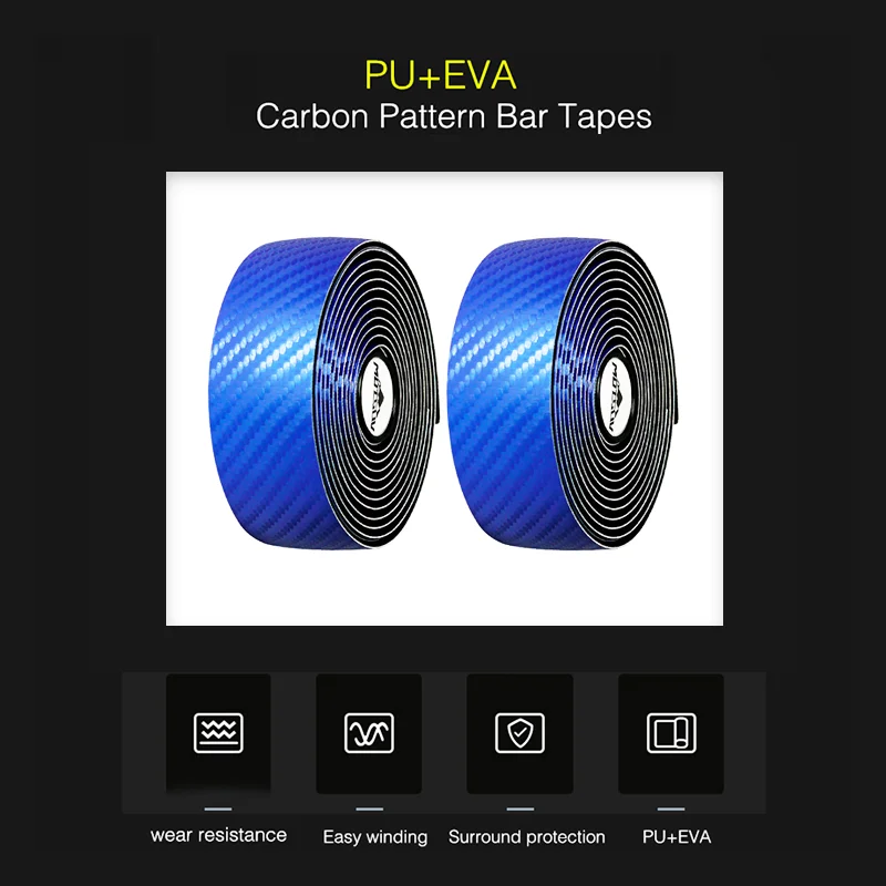 Road Bike Handlebar Tape EVA+PU Bicycle Handlebar Tape Breathable Anti-slip Tapes Cycling Handle Bar bike handlebar tape