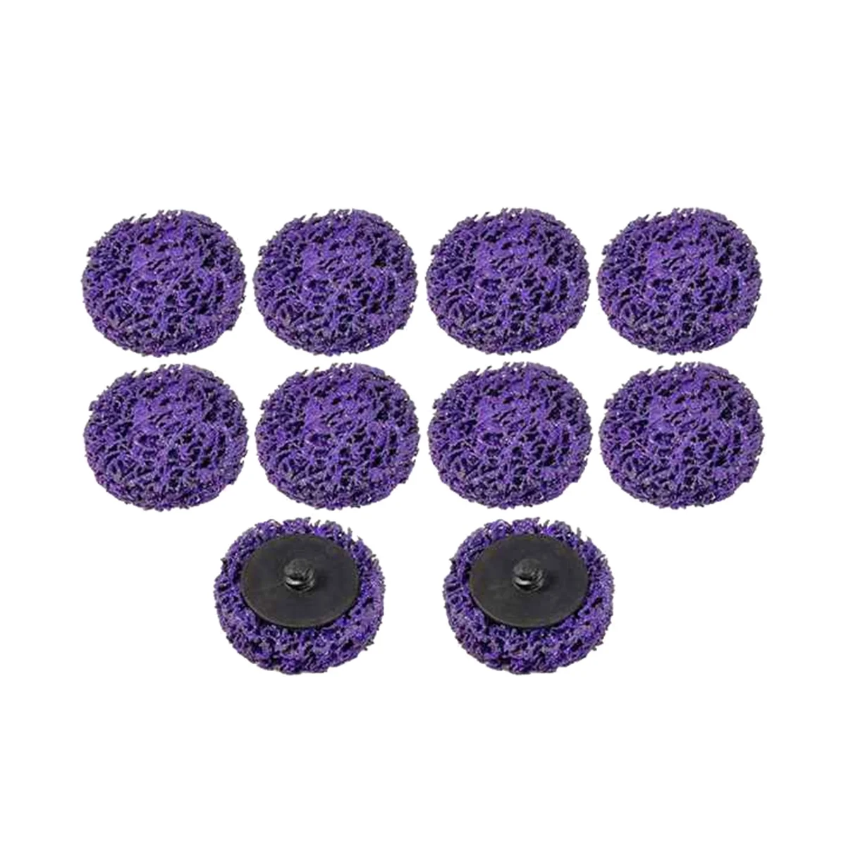 

10Pcs 2 Inch 50mm Quick Change Easy Strip & Clean Disc Purple for Paint & Rust Car Surface Prep Cleaning Welds