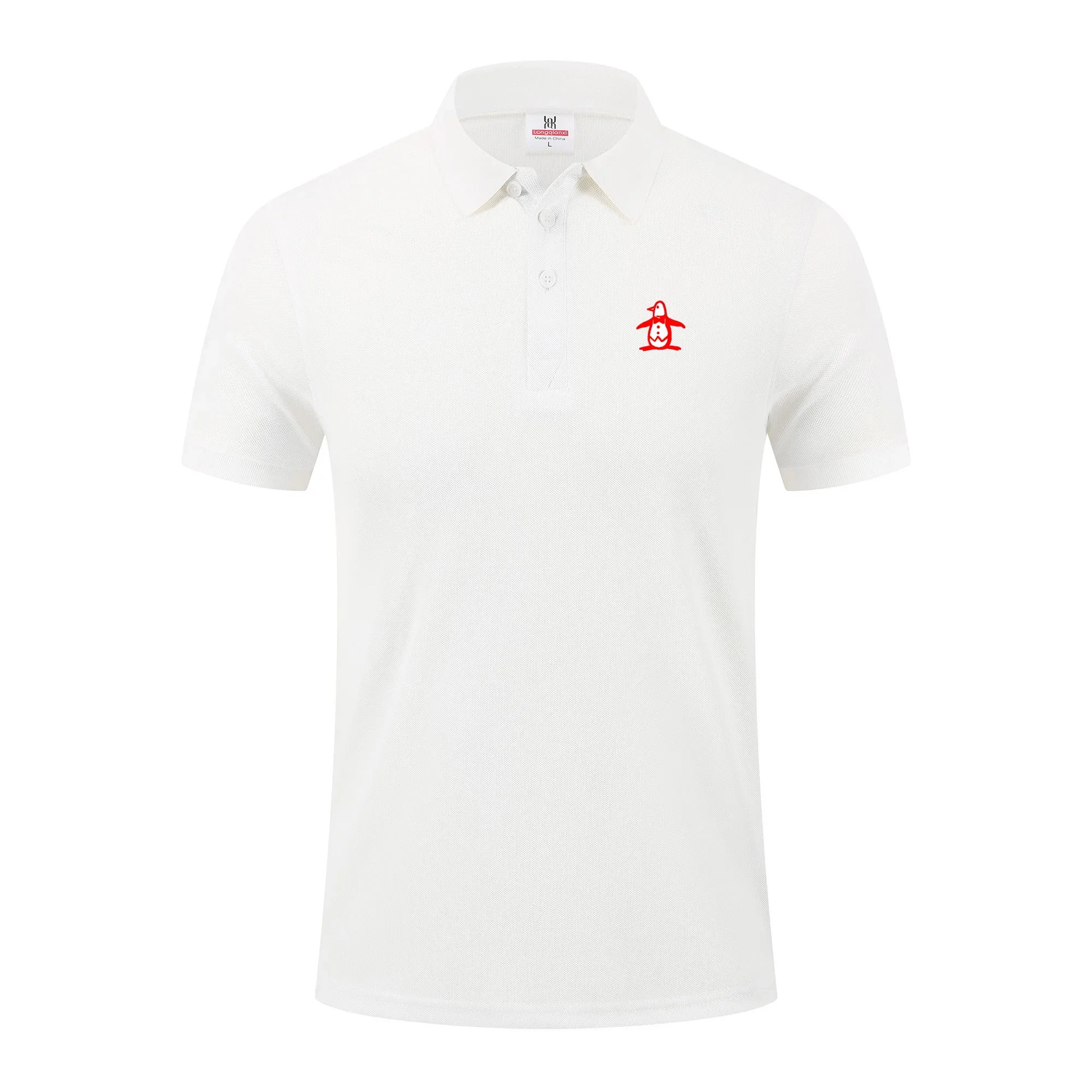 Men's Golf T-shirt 2024 New Summer New Short Sleeved Tops Polo Neck T-shirt Golf Polo Shirt Men's Fashion Casual GOLF Clothing