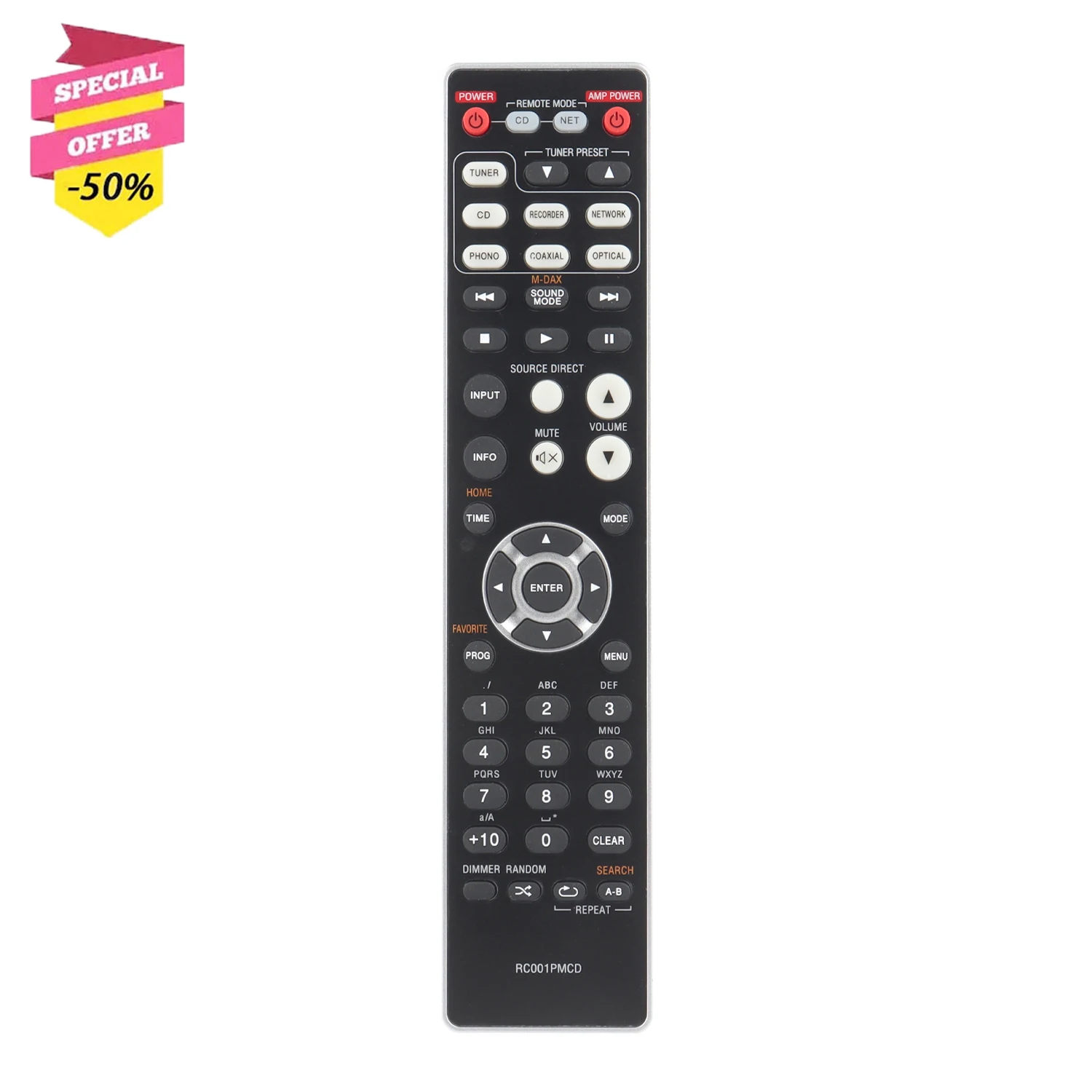 Nuovo Telecomando Muslimex Compatibile Con Lettore Cd Marantz Cd-6005 Cd6005 Pm-6005 Pm6005 Controller Di Ricambio