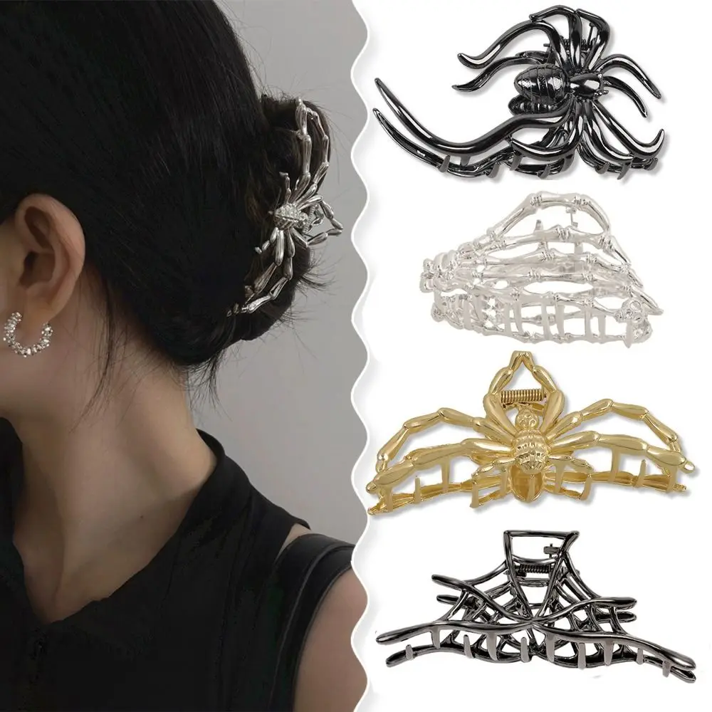 Headdress Spider Metal Claw Clip Gold Silver Large Hair Clip Hair Accessories Barrette Girls