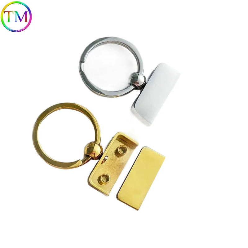 10pcs 40pcs Gold Sliver High Quality Key O Ring Key With Split Key Rings Handmade Leather Luggage Accessories Hanging Key Chain