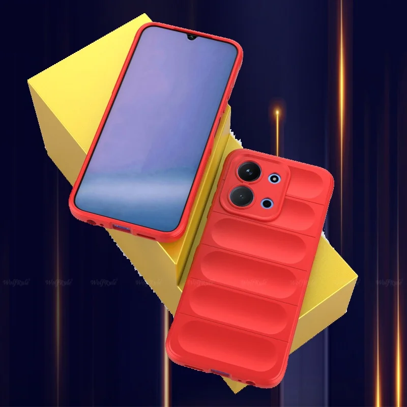 Shockproof Bumper Back Cover - Soft TPU Full Lens Protection