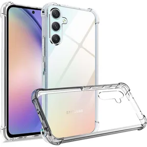 For Samsung Galaxy A04 A04S A04E Case A14 5G A24 4G A34 A54 5G Crystal Clear TPU Shockproof Cover Samsung A13 A23 4G A33 A53 5G