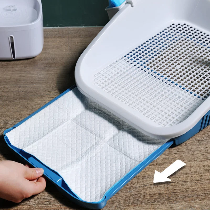 Animal Pet Dog Hygiene Cleaning Supplies Portable Dog Toilet Double Layer Mat Training Cat Puppy Pee Toilet Accessories