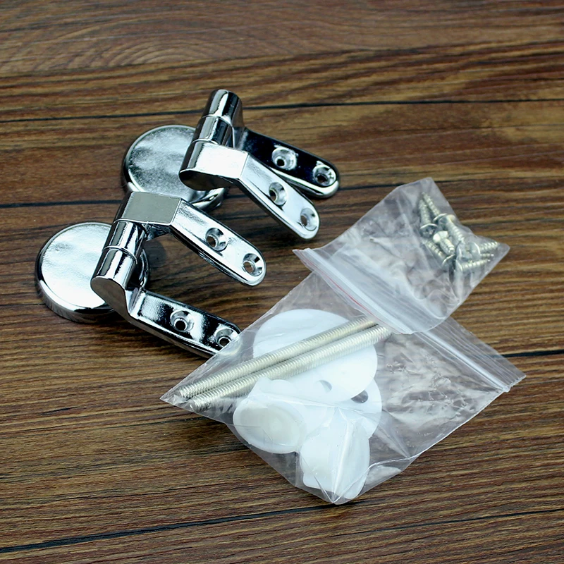 Toilet Seat Hinge Flush Cover Mounting Connector Lid Fittings Replacement Thickened Install Screws bathroom hardware set,bathroom hardware accessories