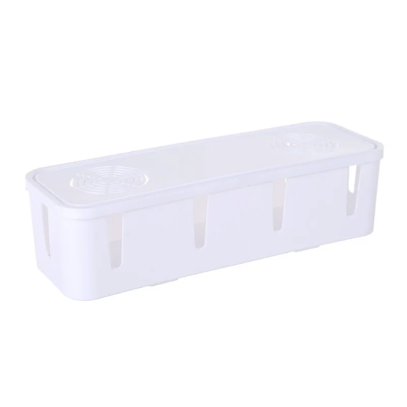 Cable Storage Box Power Strip Wire Case Anti Dust Charger Socket Organizer Network Line Storage Bin Charger Wire Management 