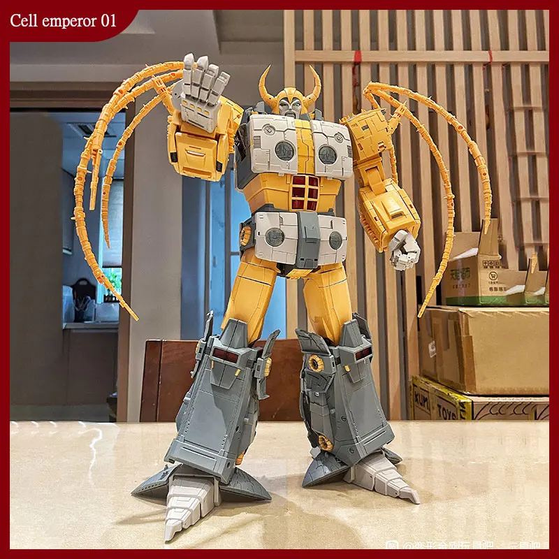 

Transformers Cell Emperor Cell 01 Studio Cosmic King Kong Animation Color Action Figure Collectible Statue Model Doll Toy