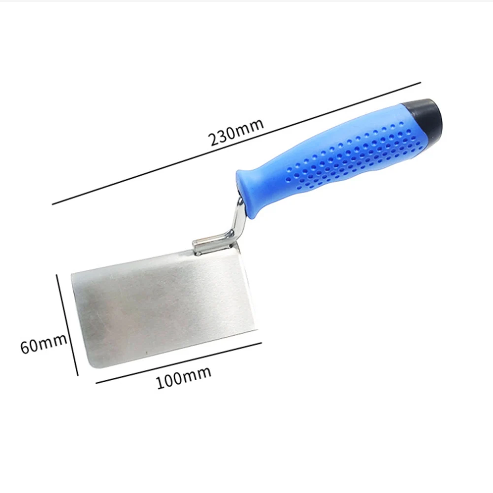 2pcs Corner Trowel Steel Puttying Scraper Plastering Tool With Grip Handle Premium For Scraping Mudding Drywall Hand Tool 5