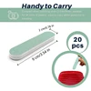 20 Pcs Scratch Removal Silver Polishing Double-Sided Sanding Sticks For Gold, Rose Gold, Copper, Brass, Alloy and Other Jewelry 4