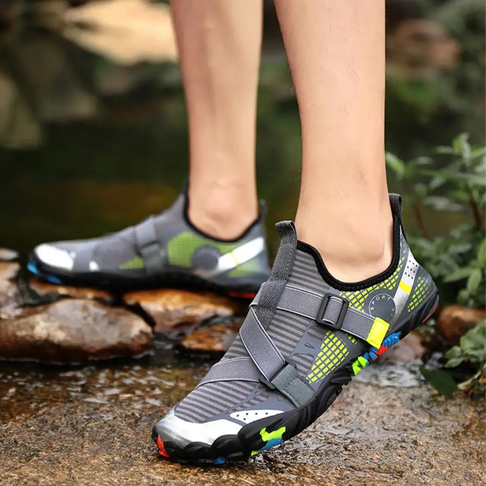 1 Pair Barefoot Water Shoes For Men Women Quick-drying Breathable Non-slip Shoes For Beach Snorkeling Surfing Swimming