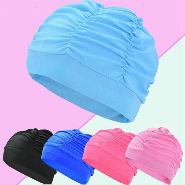 Femme Bonnet de Bain Casquette De Bain Fille Chapeau de Bain Silicone  Antidérapant Chapeau de Natation