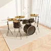 Simple Solid Piano Drum Carpet Thickened Shock Absorption Sound Insulation Non-slip Mat Light-luxury Living Room Bedroom Rug 3