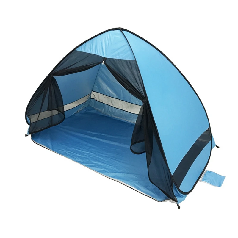 

Hiking Camping Tent Fully Automatic 2 Second Quick-Opening Anti-Mosquito Beach Sunshade Tent Outdoor Hiking Camping Tent