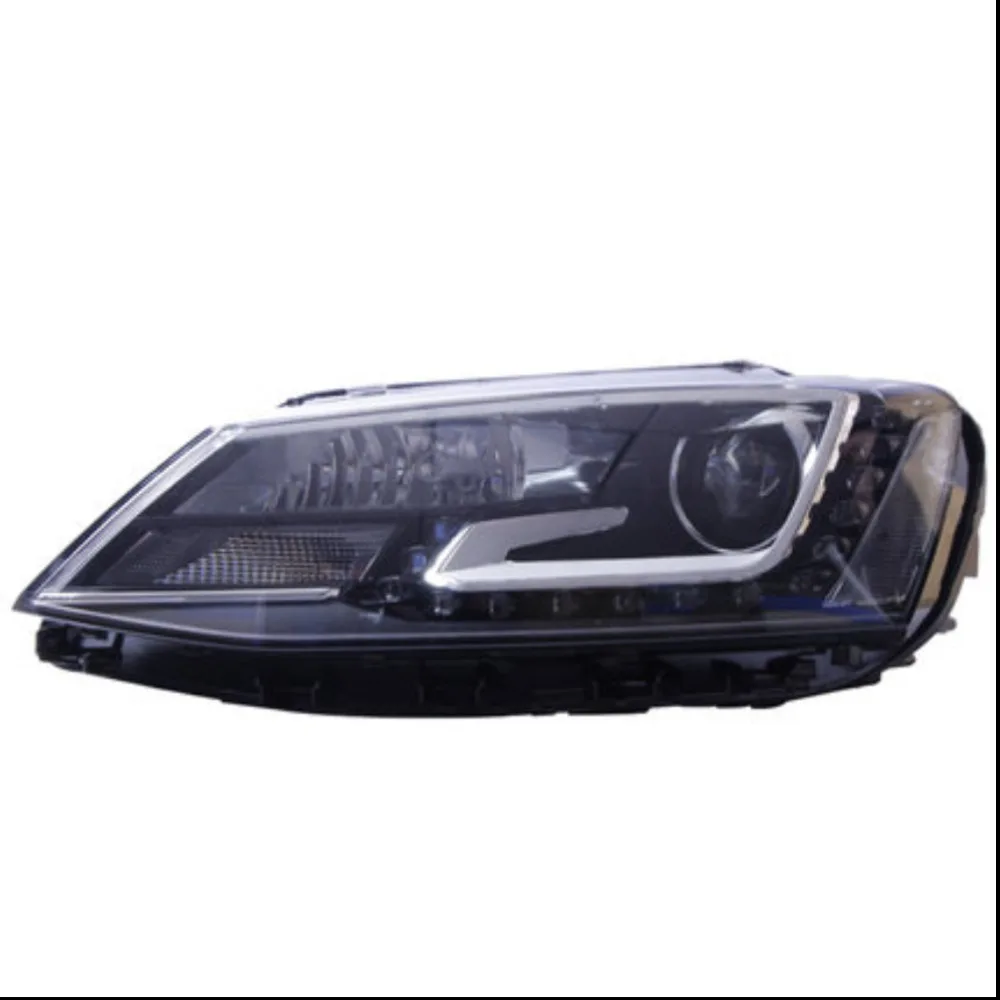 

Pair of Car xenon Led Headlight assembly For Volkswagen sagitar jetta 2012-19 DRL daytime running light turn signal