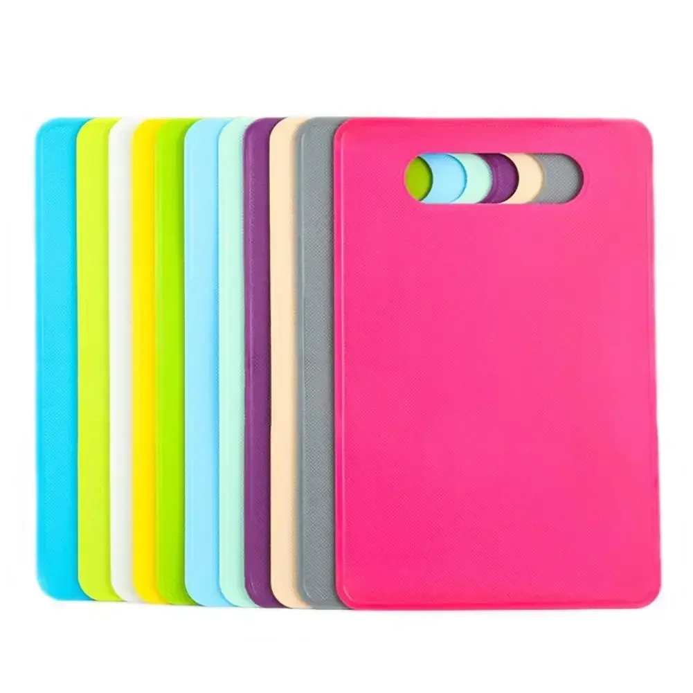 Kitchen Tools Multicolor Easy To Clean Nonslip Plastic Chopping Board Food Cutting Block Mat Tool Kitchen Cook Supplies cutting board