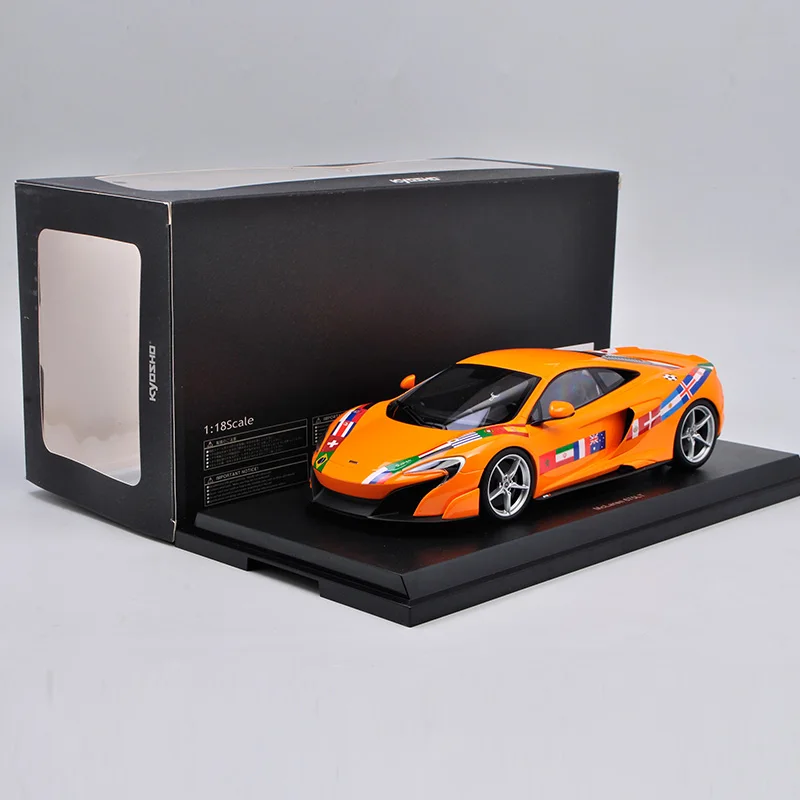 KYOSHO 1:18 Mclaren 675 LT limited Die cast alloy model of sports car