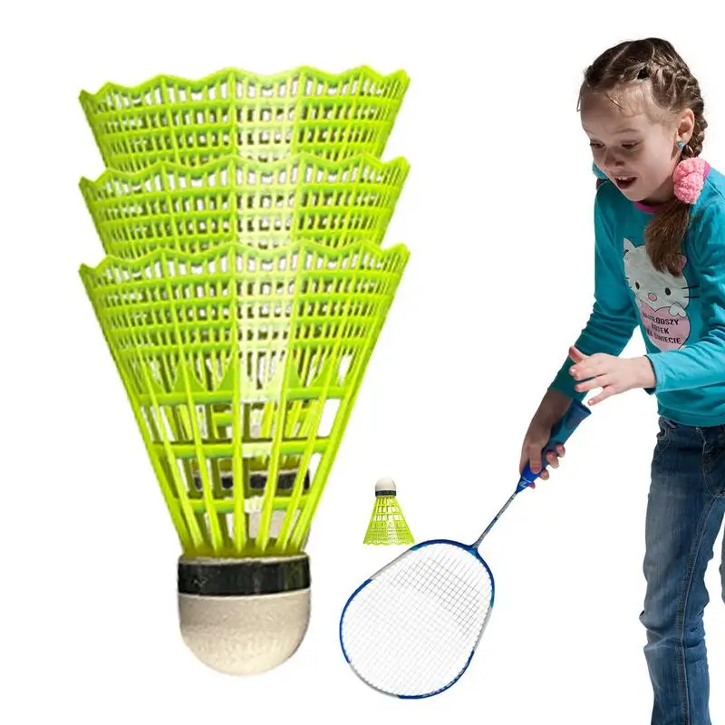 3/6Pcs Nylon Badminton Shuttlecocks with Great Stability Durability Indoor Outdoor Sports Training Balls