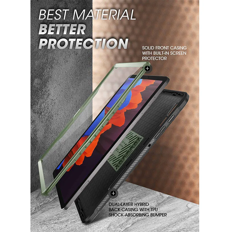 Capa Supcase ub Pro com Protetor de Tela Embutido Suporte s Pen Estojo Robusto de Corpo Inteiro Samsung Galaxy Tab s8 Ultra 2023 - Imagem 5