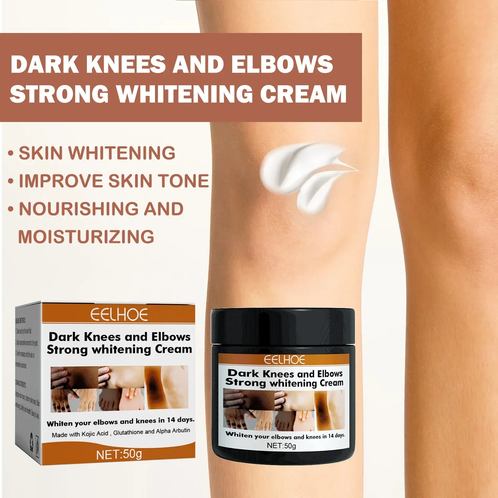 Dark Colored Quick Whitening Cream Skinpowerful Stain Remover Knuckles Correction for Dark for Knuckles Elbows and Knees