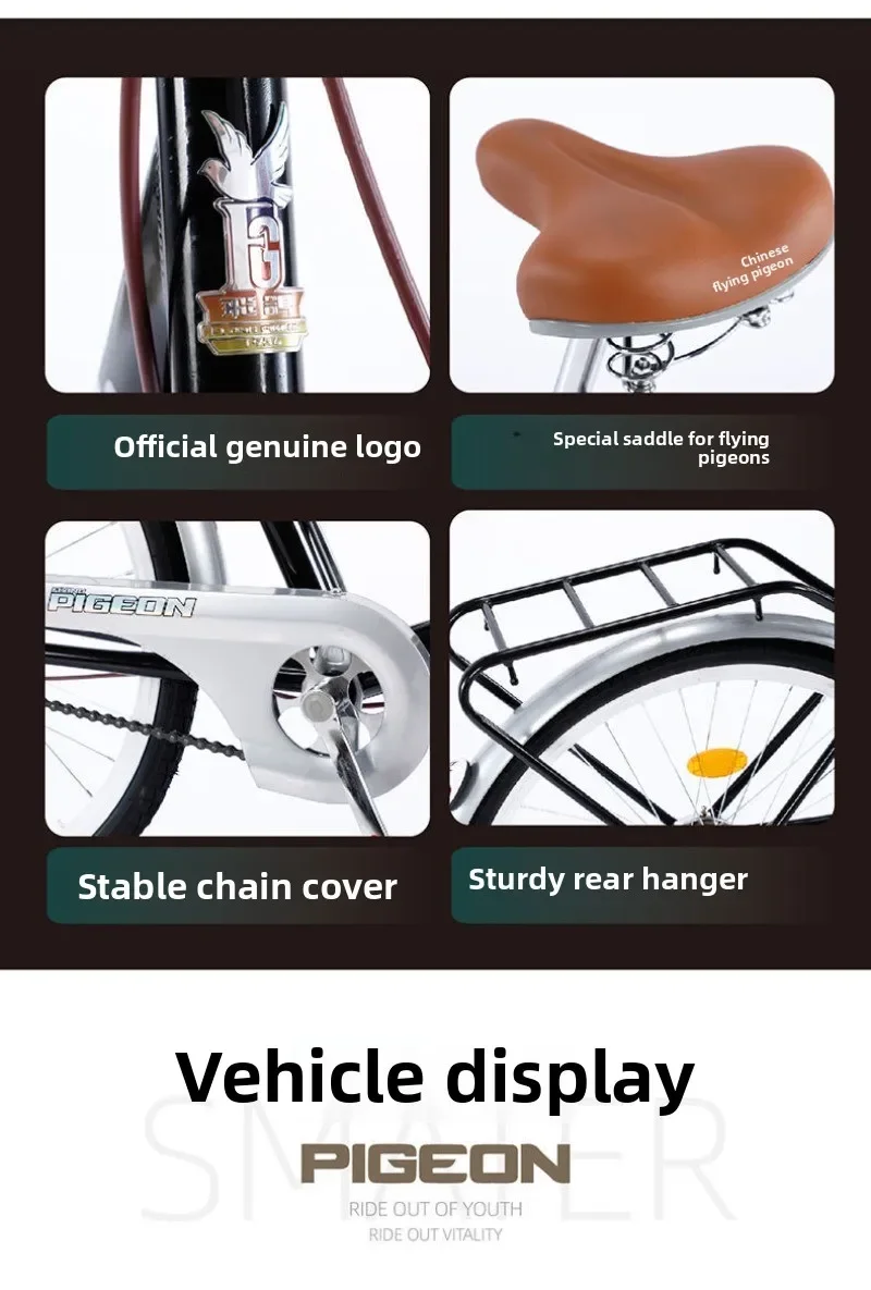 Bicicleta Adulto Wome n's Light Male Comm uter Estudiante Lady Work Bike