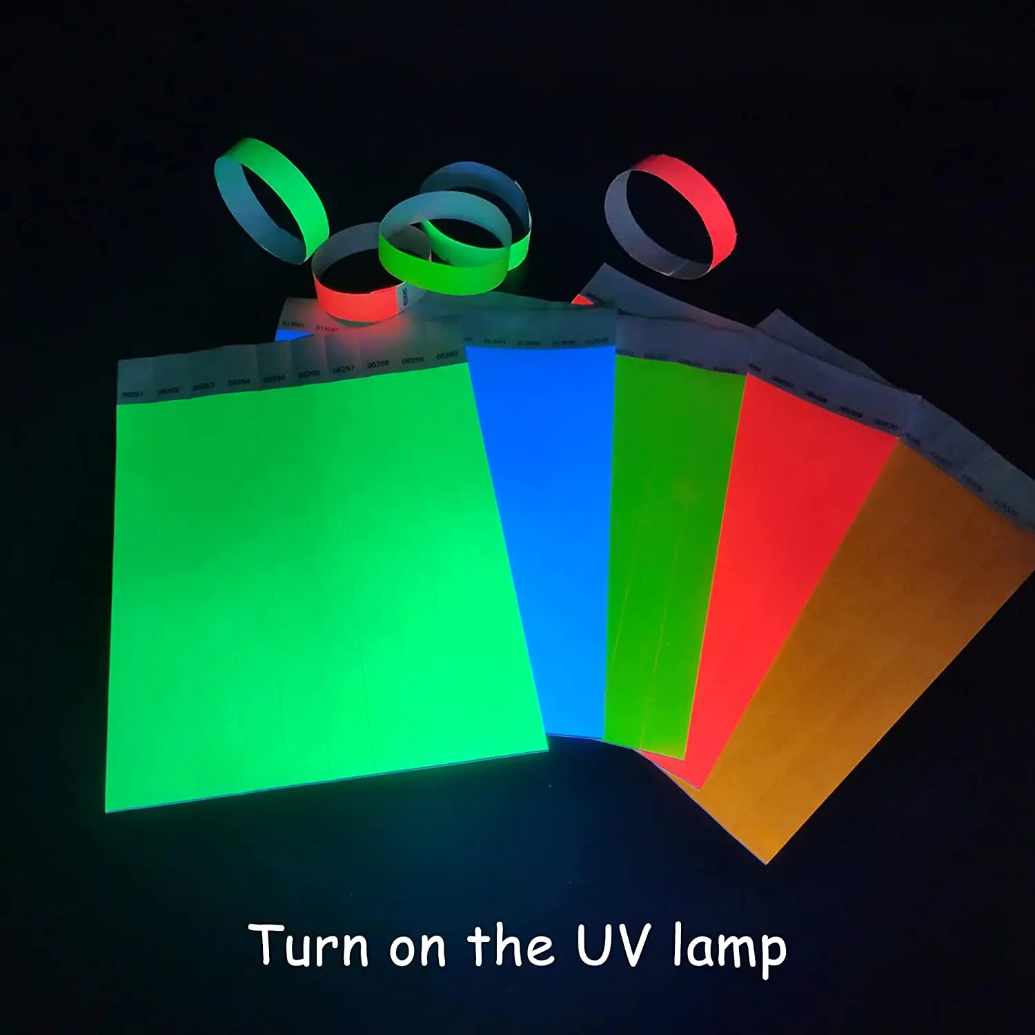 100 Braccialetti Ingresso Impermeabili 19x255 Mm - Per Eventi, Parchi, Concerti (5 Colori) - Foto 14