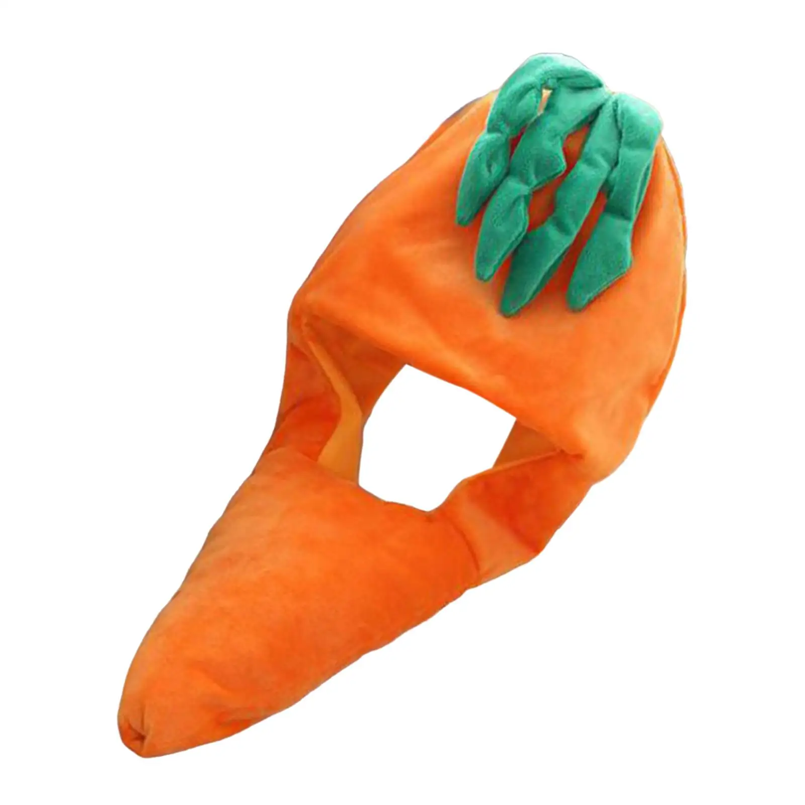 Carrot Plush Hat Stuffed Toy Headgear Headdress for Women Men Adults Kids