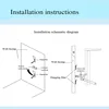 Bourdillat shower Panel Tower Rainfall Waterfall Shower 5 Body Jets and 3-Function Handheld, Stainless Steel Rain Massage System 4