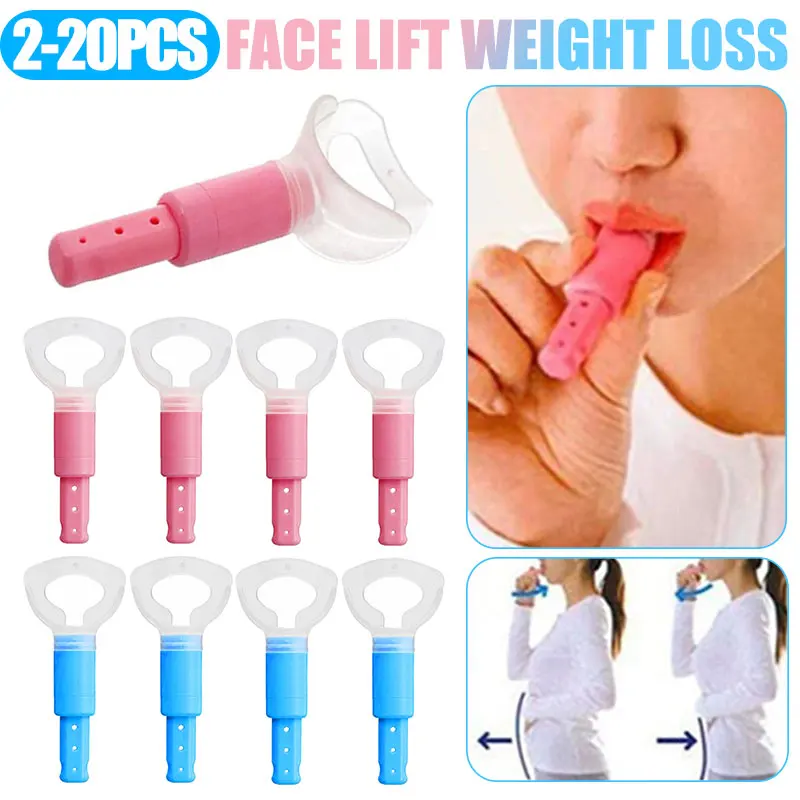 Abdominal Breathing Exerciser Trainer Slim Slimming Waist Face Loss Weight Increase Lung Capacity Face Lift Weight Loss 2-20Pcs