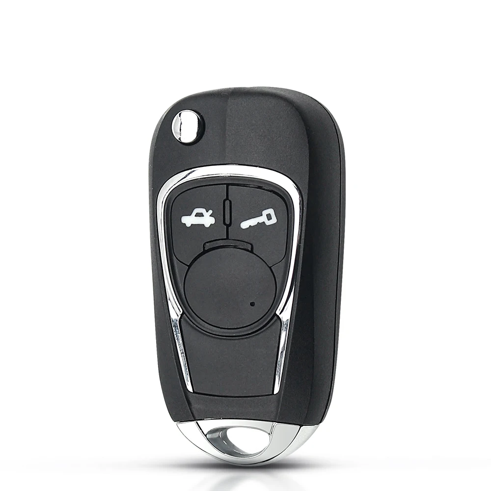 KEYYOU Modified Flip Key Shell For Chevrolet LOVA Sail Epica Lechi Spark Folding 2 Buttons Remote Car Key Case Left/Right Blade Key Case Car Key Shell