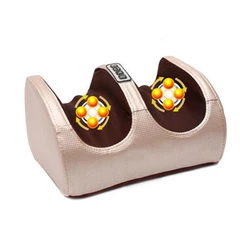 Infrared Heating Foot and Calf Deep Tissue Massage Therapy Machine - US Plug (Gold)