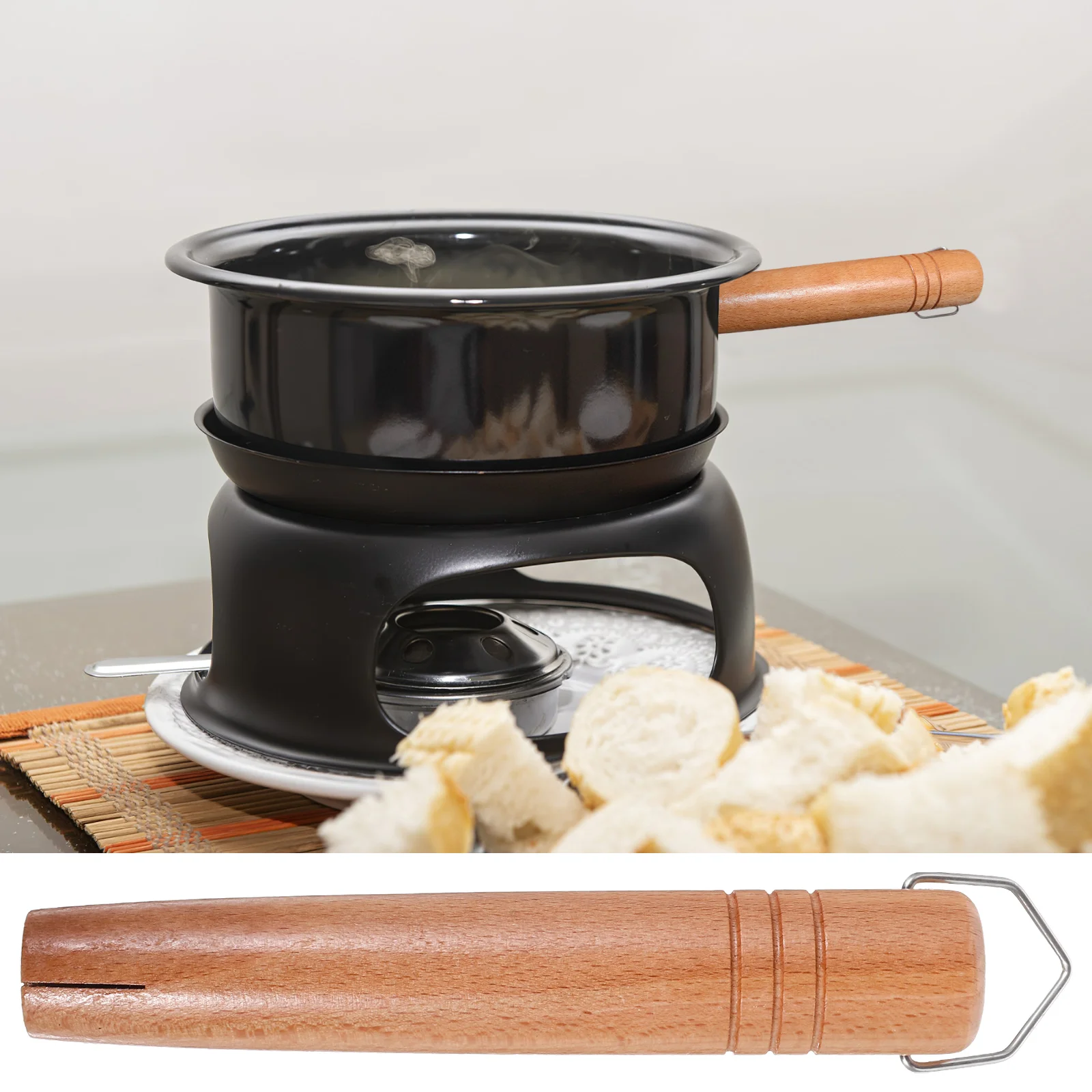 Replacement Wooden Handle Griddle Wire Stand Dual Japanese Saucepan Beech Kitchen Craft Handles Cookware