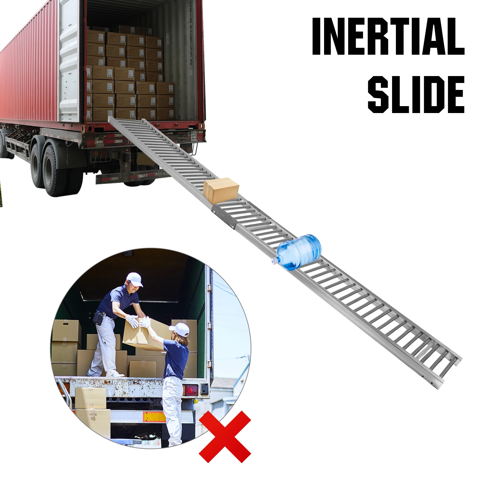 Powerless Roller Conveyor Metal Material 4000mm Length for Automated Production Line and Industrial Material Handling