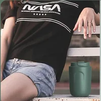 Coffee Mug with Lid Cup Thermal Mini Thermos Water Bottle Stainles Steel Vacuum Flasks Insulated Tumblers Leakproof Drinkware 6