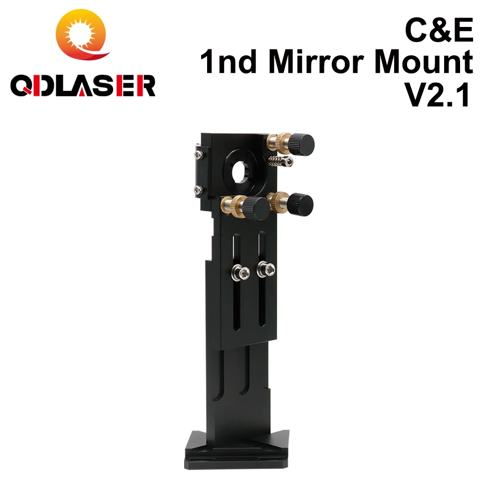 

QDLASER C Series: Co2 Laser First Reflection Mirror 25mm Mount Support Integrative Holder for Laser Engraving Cutting Machine