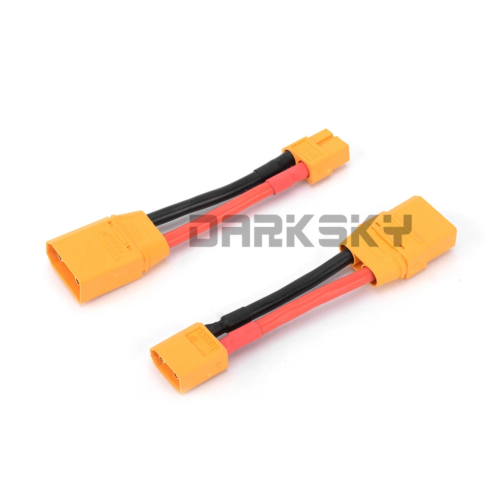 2 pz/set 4 tipi XT60 a T Plug Adapter cavo connettore RC accessori 14AWG 10cm (spina T maschio a XT60 femmina