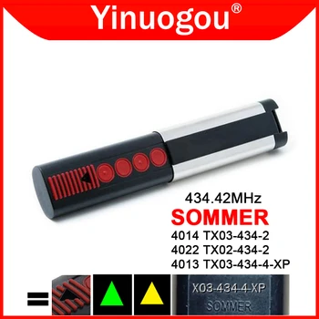 SOMMER TX03-434-4-XP 434.42MHz 리모컨 게이트 SOMMER 4013 4014 4022 TX02 TX03 434 2 4 XP 차고 문짝 리모컨 434MHz,