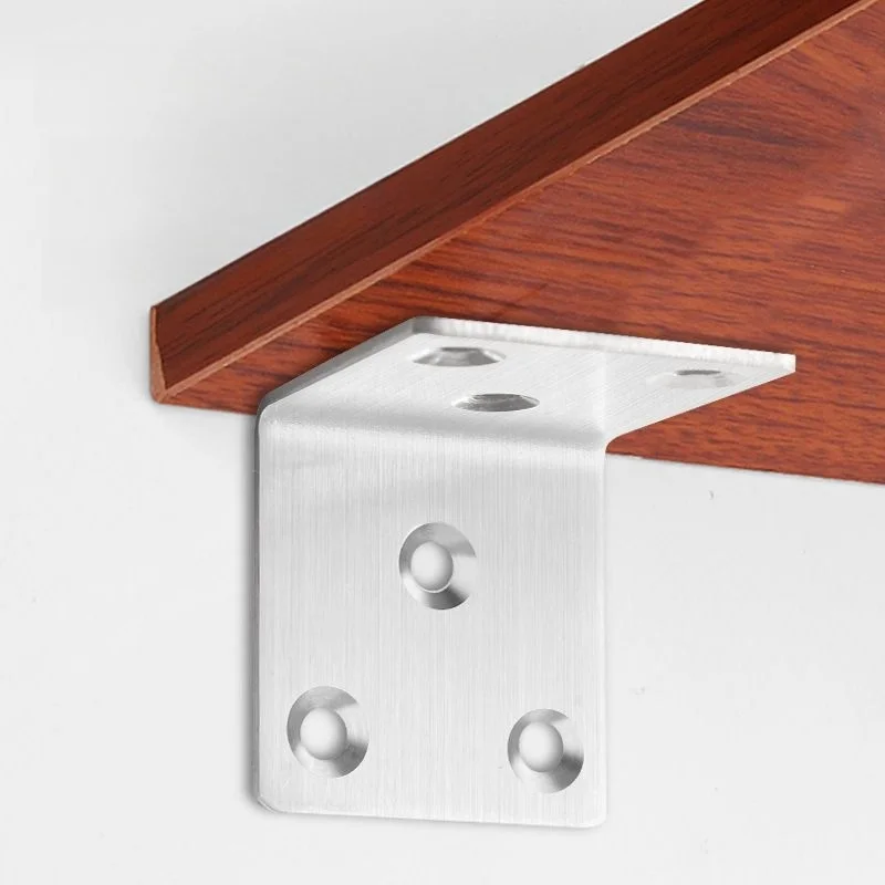 90 degree angle brackets bracket fasteners Hardware Accessories Wooden Frames Chairs Tables 6pcs stainless steel angle bracket furniture hardware angle bracket angled furniture hardware angle connector