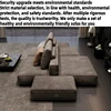 Fabric Sofa Armchair Combination Living Room Wooden Seating L-shaped Sofa Bed Hotel Lounge Chaise Lounges Couch Home Furniture 4 Fabric Sofa Armchair Combination Living Room Wooden Seating L-shaped Sofa Bed Hotel Lounge Chaise Lounges Couch Home Furniture 4