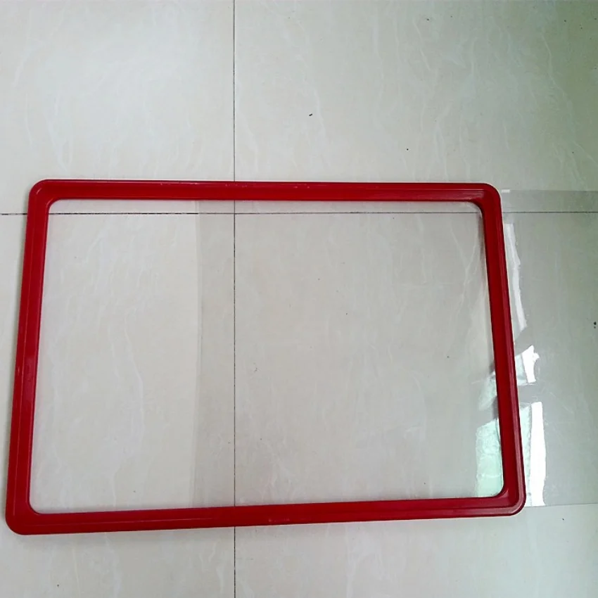 Plastic Plate POP Frame Floor Stands Poster Display Sign Card Holder Price Paper Supermarket Store 1Pack